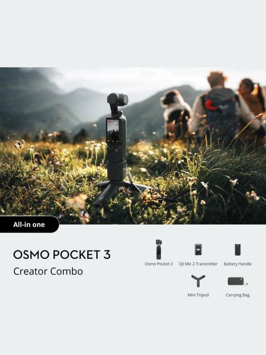 Dji osmo pocket 3 creator combo.camera action. Экшен камера