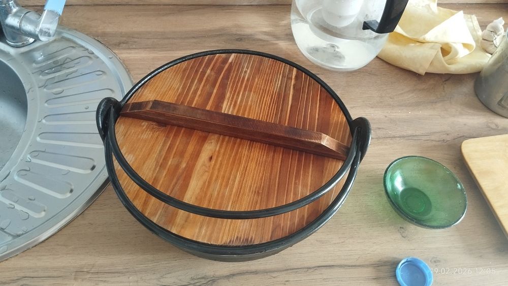 Казан чугун новый