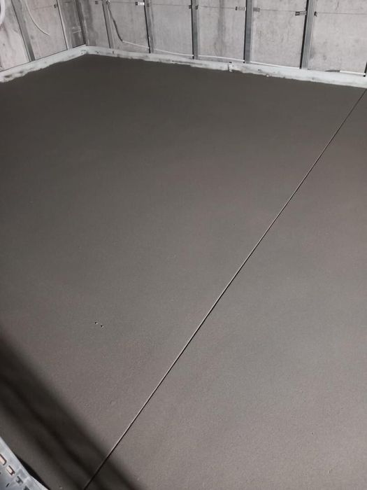 Sapa mecanizata și beton elicopterizat  cu quartz