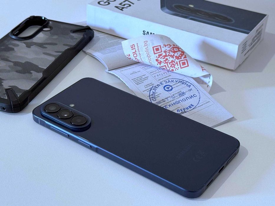 Бартер! 24м.Гаранция! Samsung Galaxy A57 256 Awesome Navy (Син) 20 Цикъла.