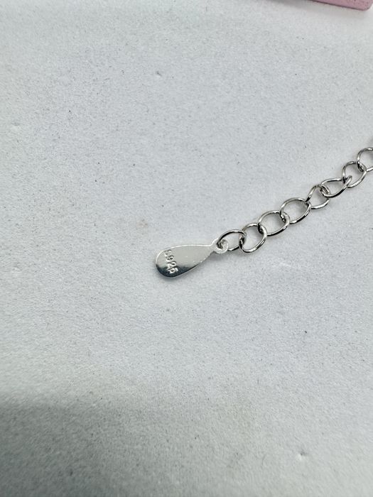 Сребърна гривна с мойсанит (диамант) 0.5 карата