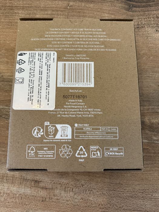 Nespresso Barista Ice Tray Yuzu – tavă gheață silicon – NOUĂ