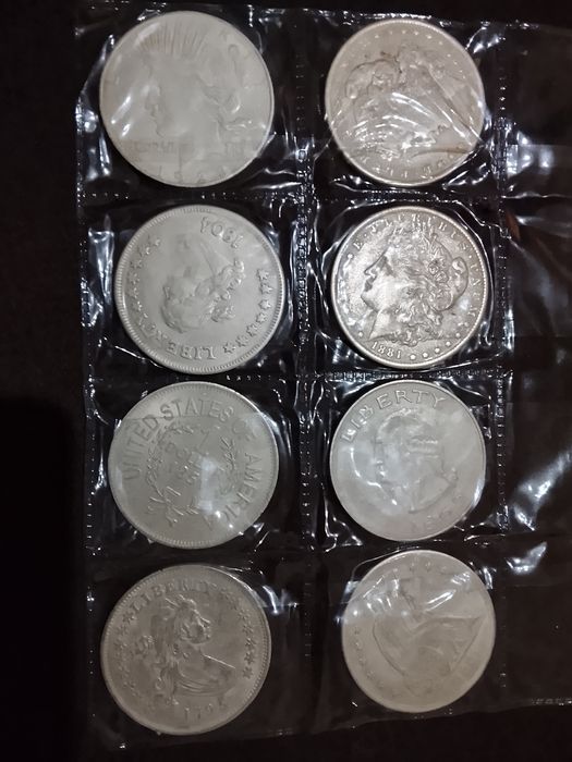 Morgan dollars replica