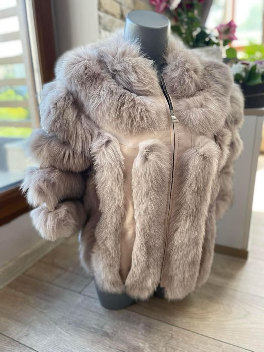 Палто естествен косъм