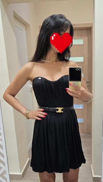 Къса черна рокля Miss Sixty