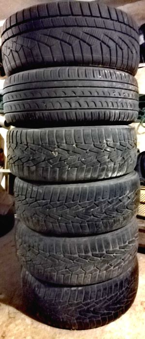 5+1 Roti Audi originale Jante Cauciucuri M+S iarna 205 55 16