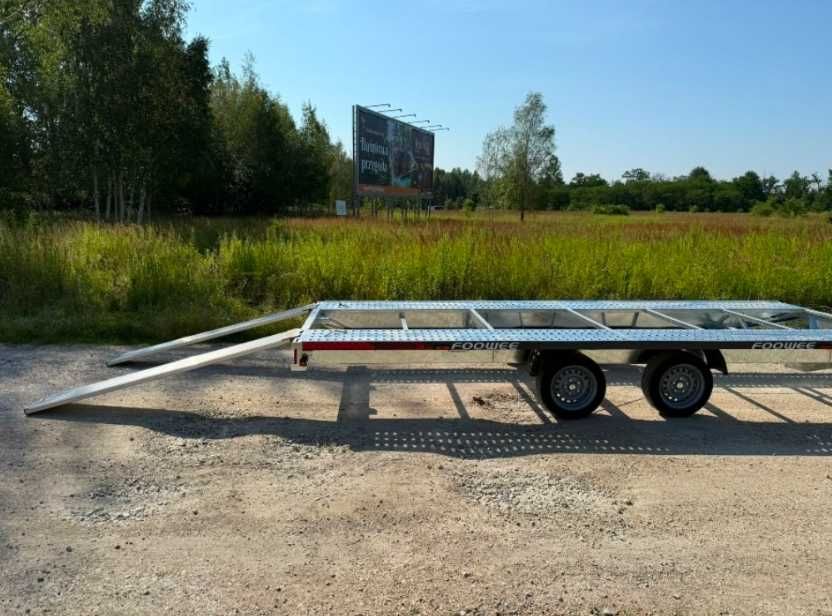 Trailer transport auto, drept, 4,5-5 metri, MMA 2700 kg