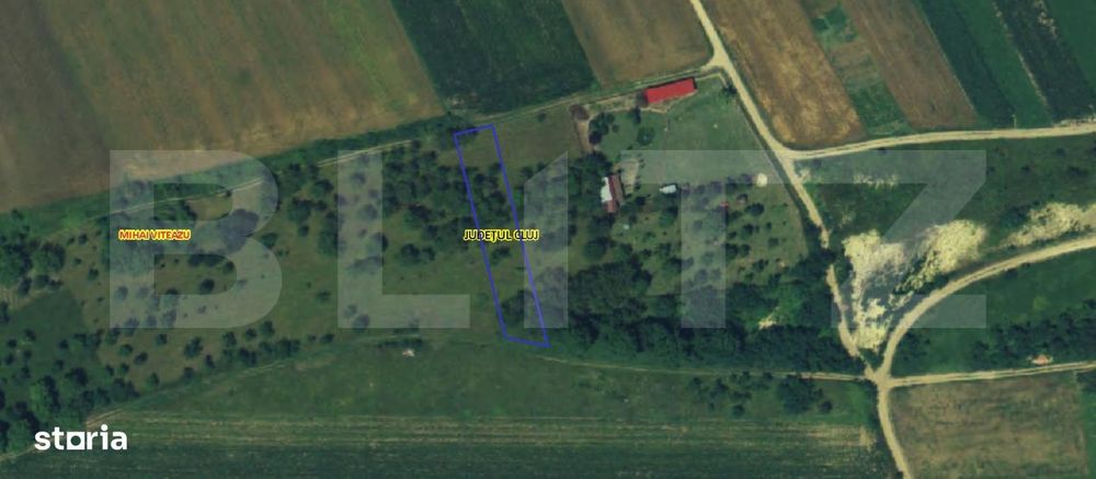 Teren intravilan in Mihai Viteazu, langa Turda, 2 parcele disponibile