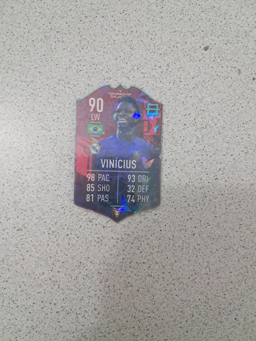 Cartonaș unic Vinicius FIFA WORLD CUP