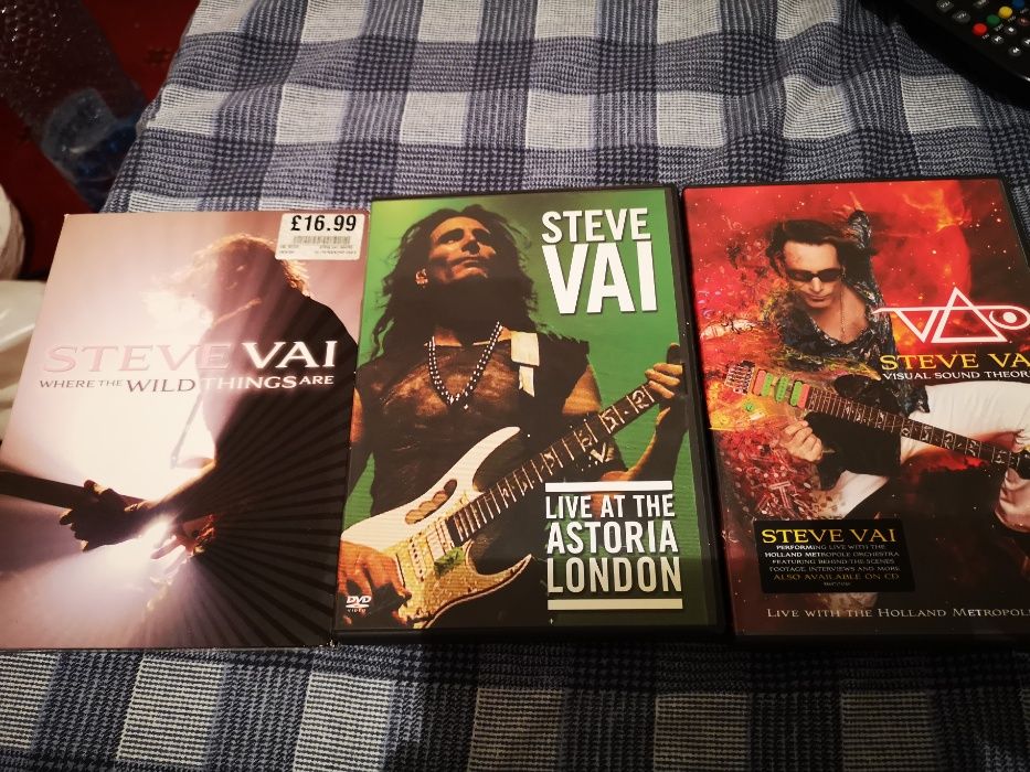 Colectie dvd Malmsteen,Satriani,Vai,Dream Theater