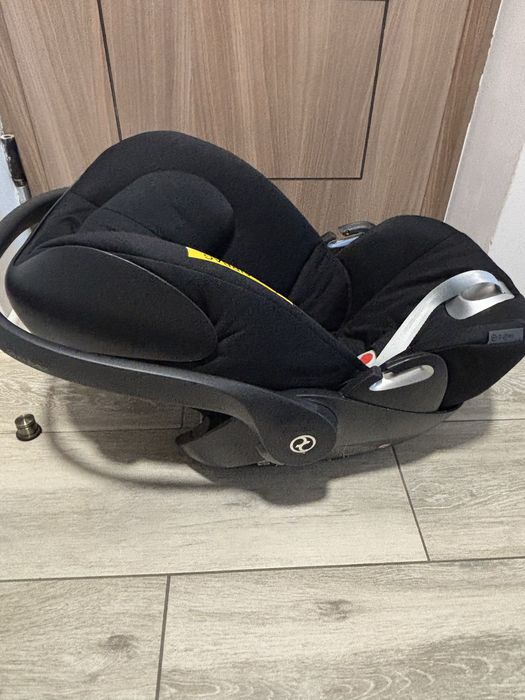 Scaun auto Cybex + bază Isofix + adaptoare cărucior – stare foarte bună