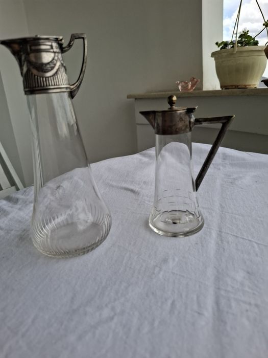 Set 2 carafe cristal