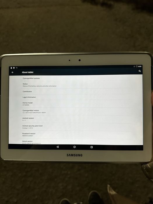 Galaxy Note 10.1 2/16, старый флагманский планшет, со стилусом