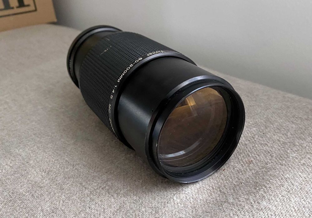 Obiectiv teleobiectiv Vivitar 80-200mm f4.5 MC montura Pentax colectie