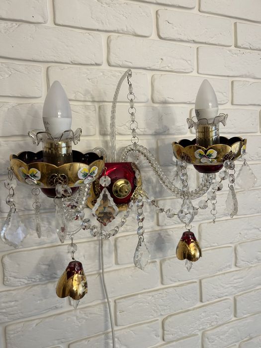 Продам хрустальный бра Чехия