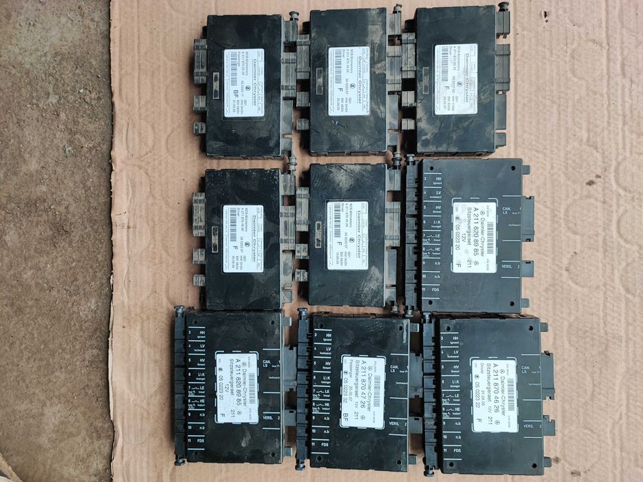 Модули управление на седалки от Мерцедес