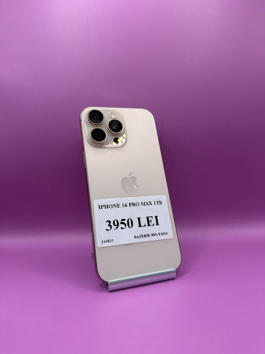 Iphone 16 pro max 1Tb ESIM  •Matei Amanet Margeanului• 3348