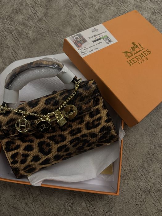 Сумка Hermes  (леопардовая)
