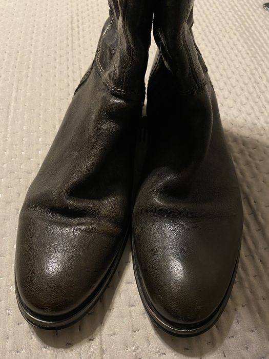 Cizme de piele Tommy Hilfiger