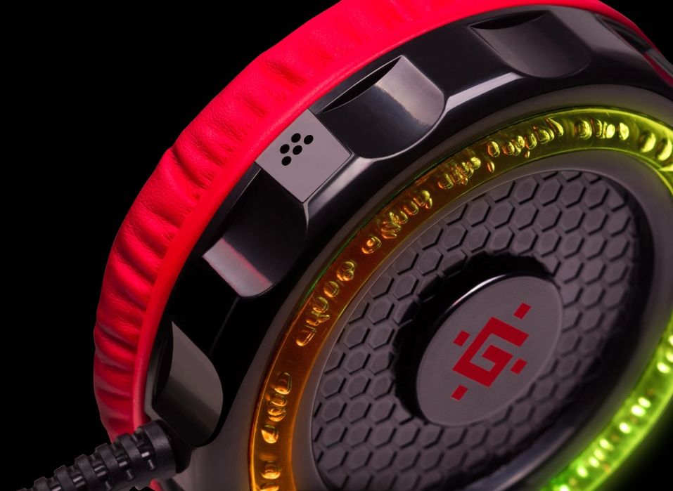 Наушники оригинал Defender с подсветкой