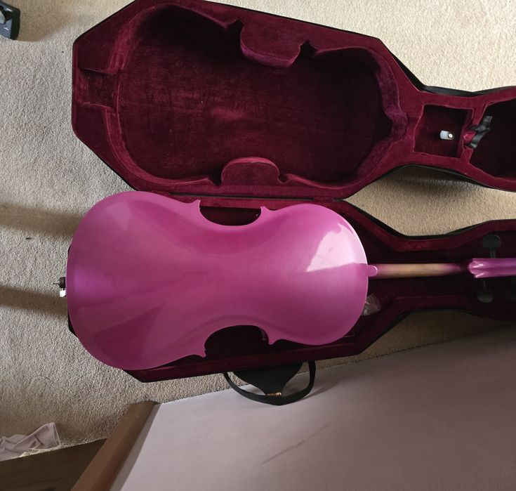 Violoncel 3/4 fucsia