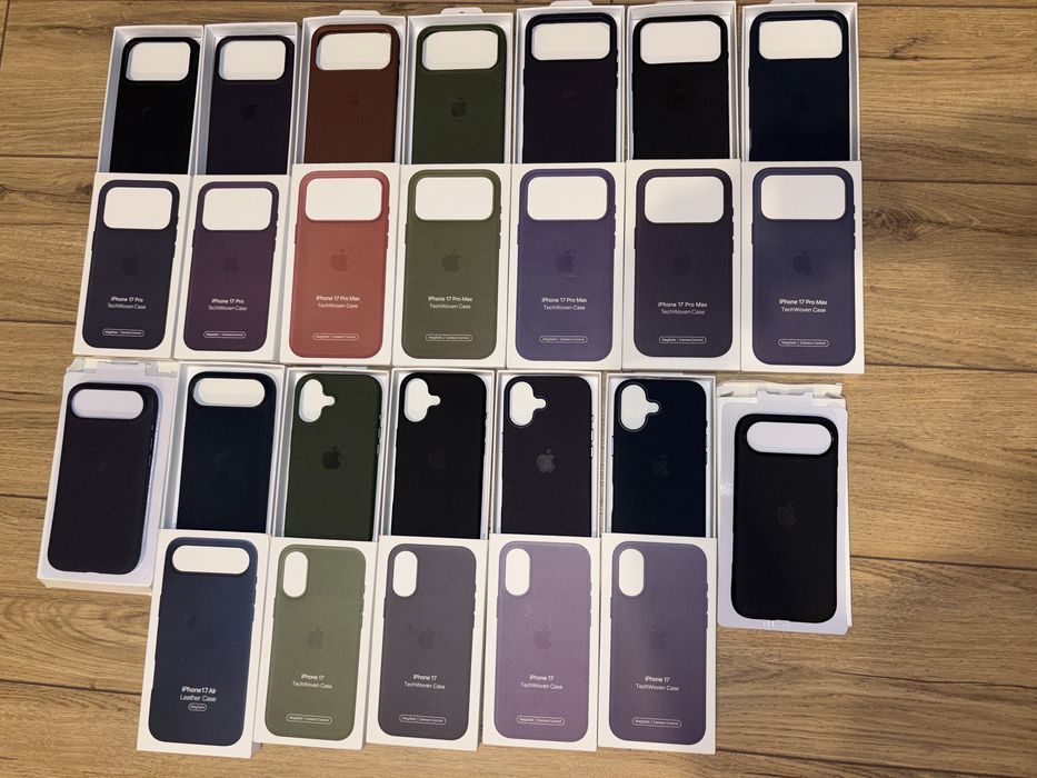 Husă Apple Tech Woven MagSafe pentru iPhone 17 / 17 Air / 17 Pro / 17 Pro Max – Culori Multiple