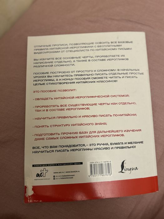 Прописи китайских иероглифов 2 штуки