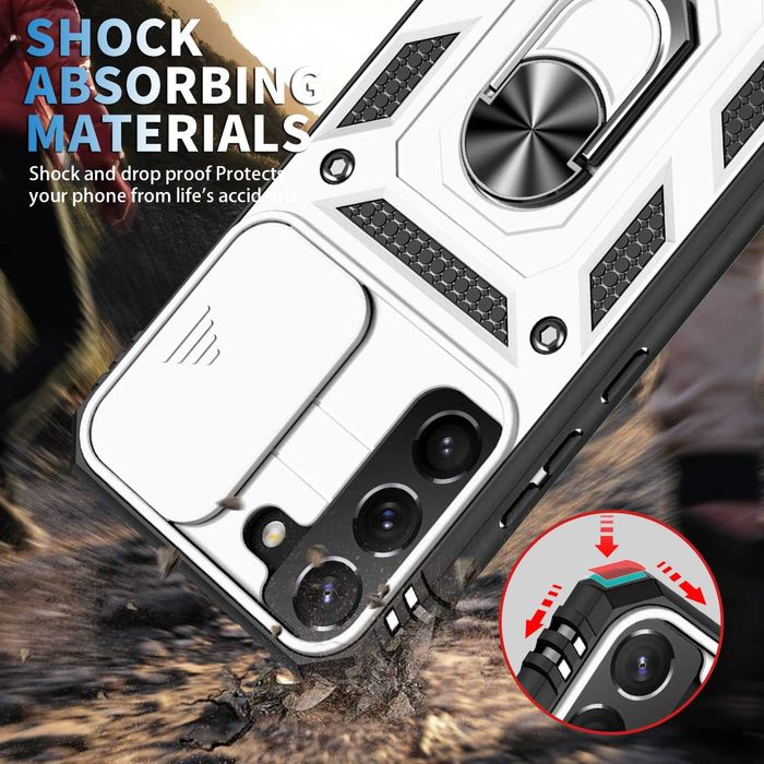 Husa Noua Telefon Samsung S22 5G cu protectie camera si suport