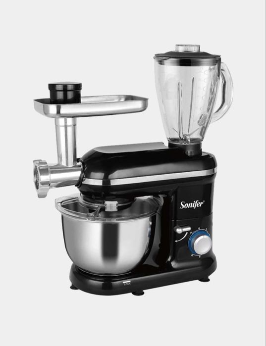 Sonifer 3в1 Планетарный миксер с чашка Мясорубка Блендер sf-8056