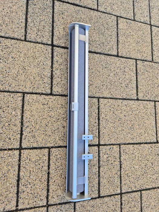 Rulou textil retractabil gri 60 x 190 cm – rulota / autorulota / geam
