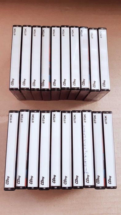 Casete audio TDK si BASF Chrome, 90minute, 2 loturi, pret 250 lei/lot