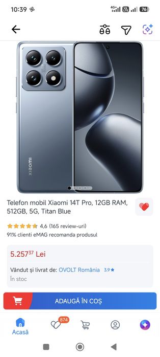 Vând xiaomi 14 t pro