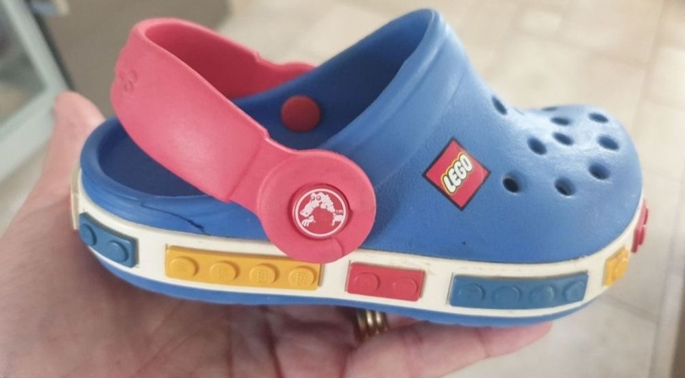 Crocs кроксы Lego оригинал, размер 24/25, б/у.