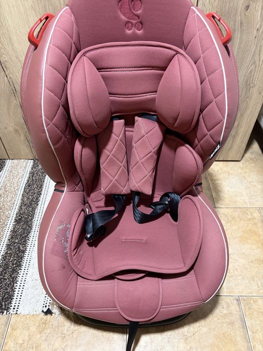 Столче за кола Lorielli Arthur (0-25 КГ) Розово + ISOFIX