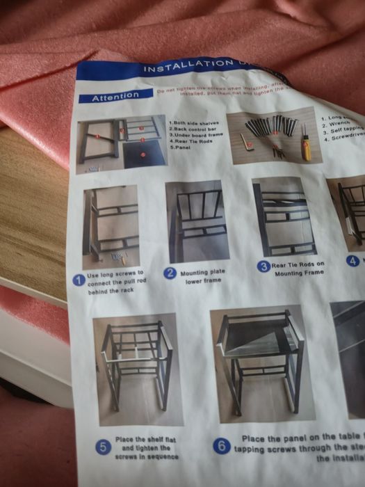 Рафт, стойка за пералня и сушилня, над пералнята, Товароносимост 350кг