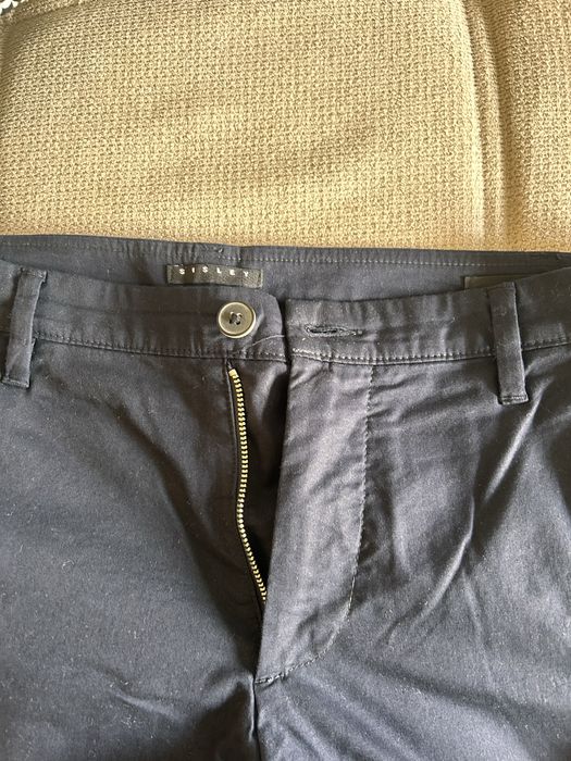 Мъжки панталони на Sisley - син и черен