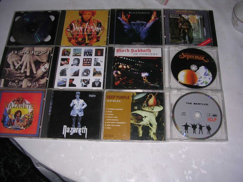 CD дискове музика  от 70-80 те РОК КЛАСИКА с подарък