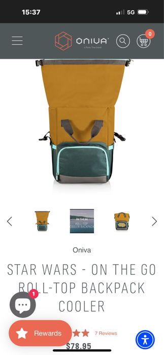 OTG раница за охлаждане с рол-топ