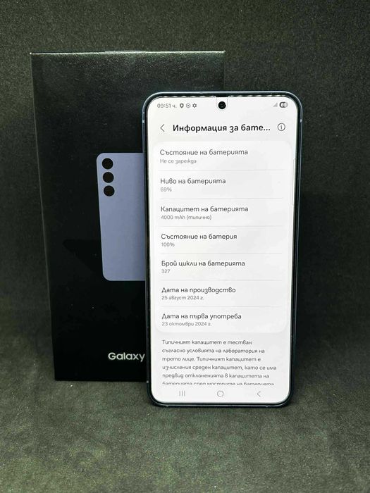 Samsung Galaxy S24 Cobalt Violet 256GB / 8GB / Гаранция