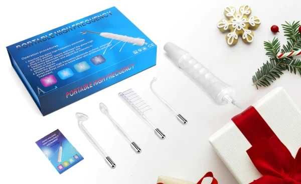 Дарсонвал уред с антибактериално действие с 4 приставки, уред за лице