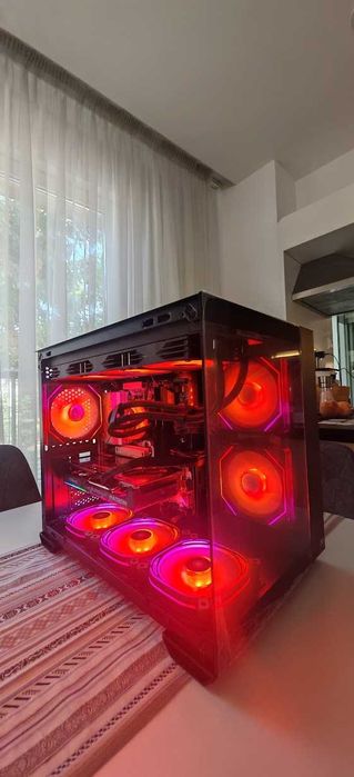 Супер Геймърско PC Ryzen 5 9600X/32Gb D5 6400Mhz G.Skill/1TB SSD/RX 9060XT 16Gb/WiFi&BT/Гаранция