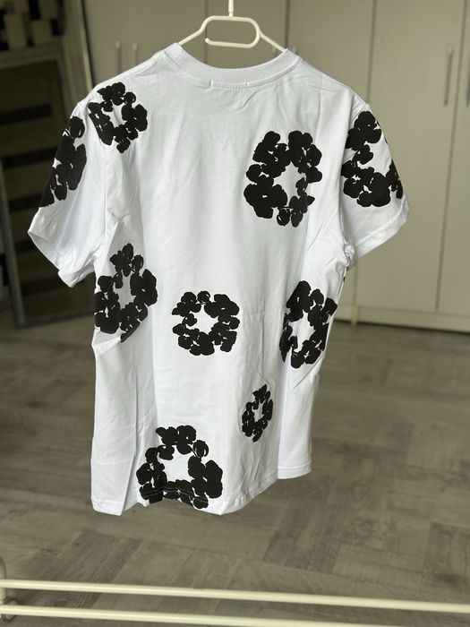 Tricou Denim Tears Essentials Off White Amiri