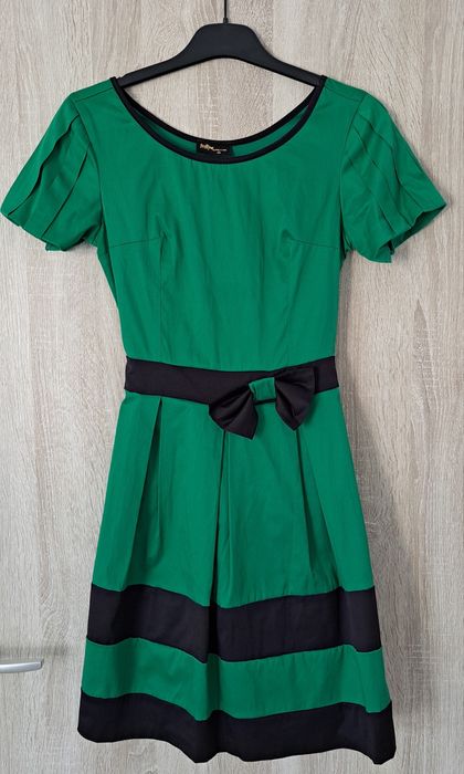 Rochie eleganta office verde