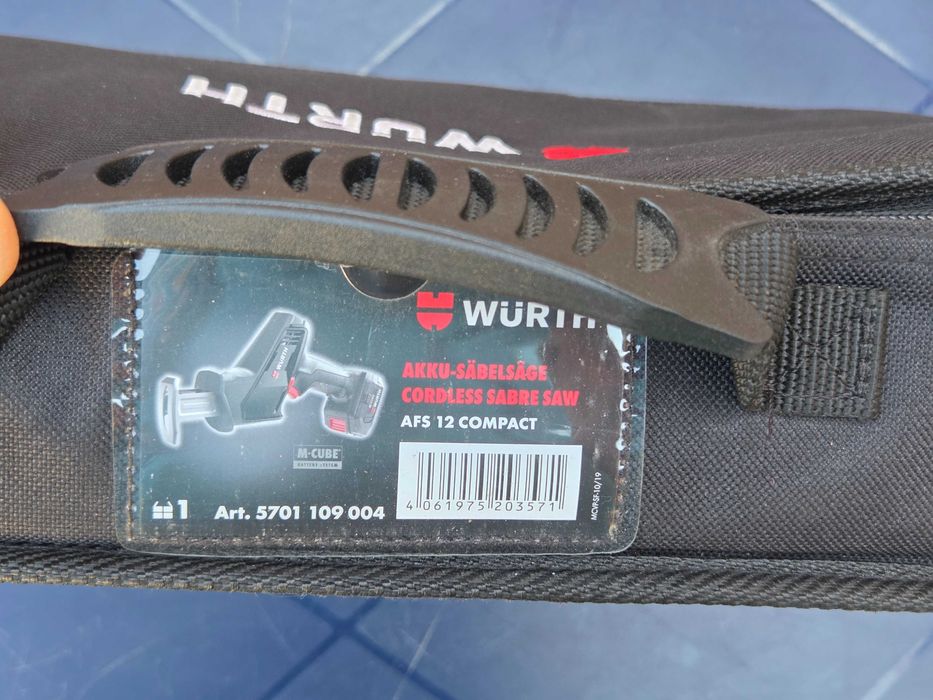 Акумулаторен Саблен Трион Würth Master Afs 12 Compact КАТО НОВ