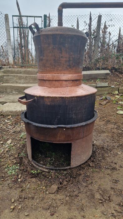 Cazan tuica 100 l/instalatie completa.