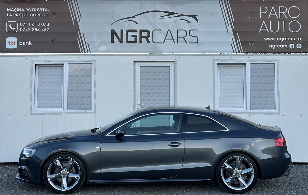 Audi A5 2.0 TFSI 2014 Quattro S-tronic S-Line 130.000KM Daytona Grau Perleffekt Euro 6 | RATE / TRANSPORT / NUMERE
