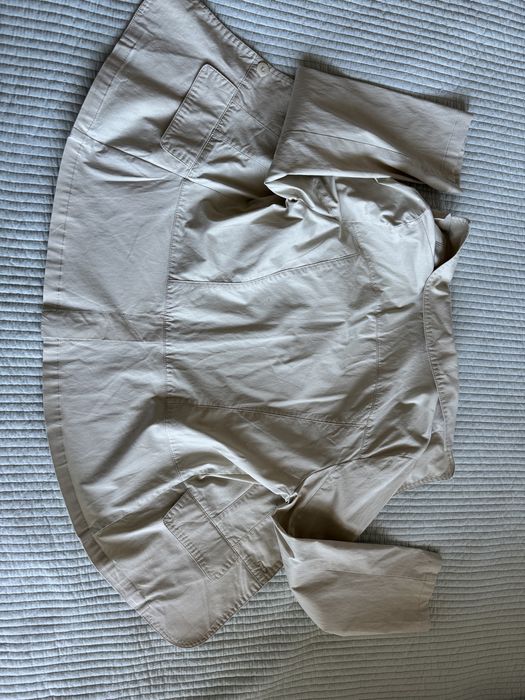 Sacou crem din bumbac marime M Madeleine