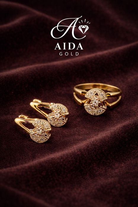 Бриллиантовый комплект 8.4 грамм