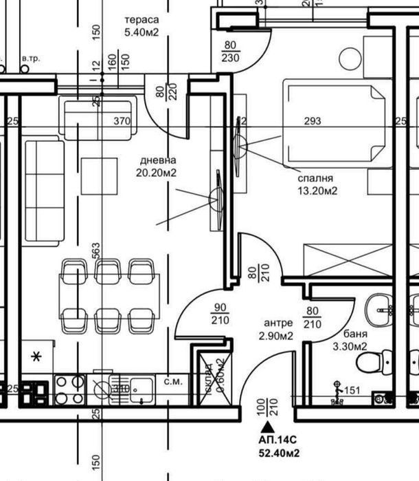 Продава се Двустаен апартамент в Пловдив, Беломорски - 60 кв.м за 1149 €/кв.м - Снимка #1