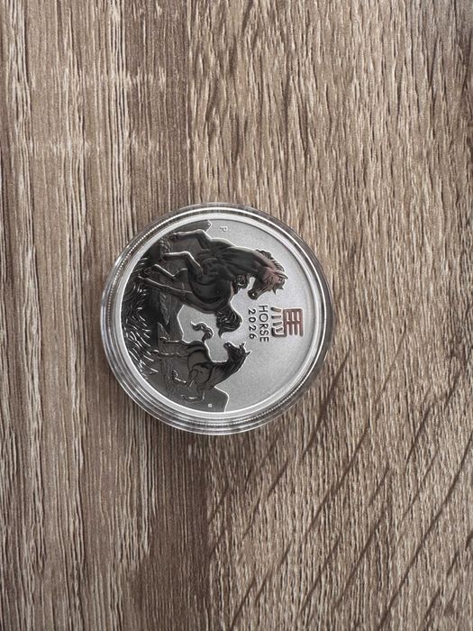 Сребърна Монета 1 унция сребърен австралийски лунар 2026 Година на Кон